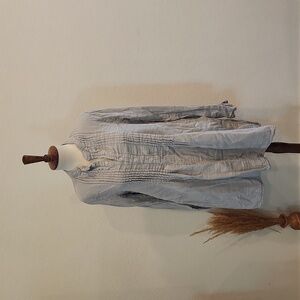 Free People x CP Shades Cotton Pleated Tunic Top